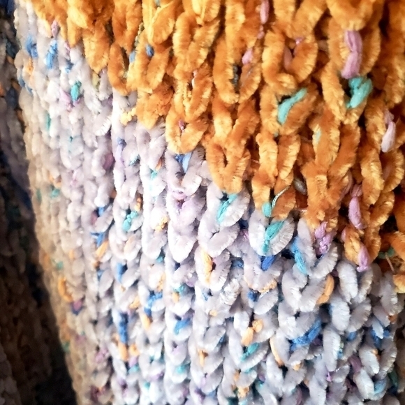 KORI America Mutlticolored Lose Knit ted  Oversized Cardigan‎ Womens Size M/L - Picture 8 of 12